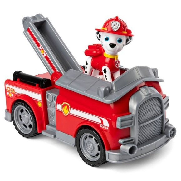 PAW Patrol, Marshall’s Fire Engine Vehicle with Collectible Figure - Picture 2 of 2